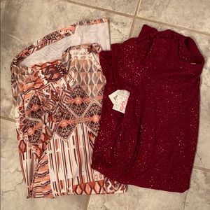 2 New Lularoe Carly Dresses S